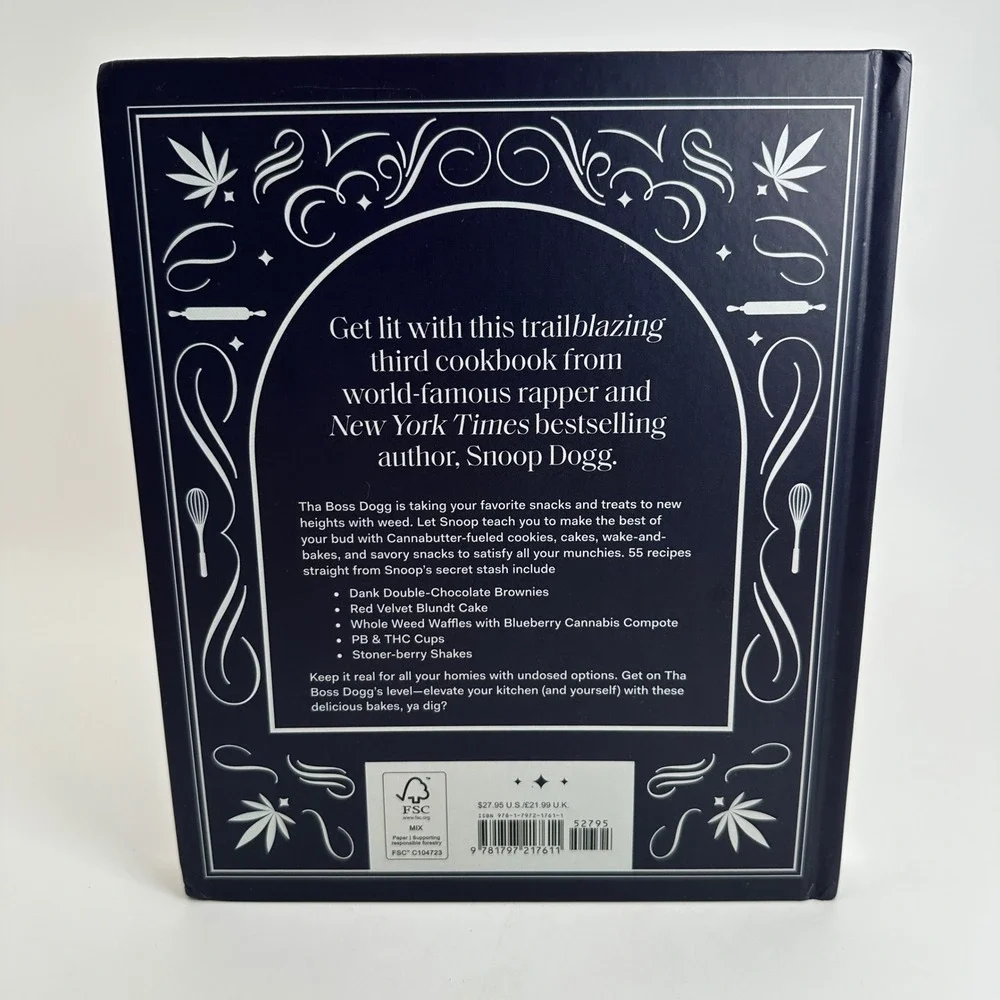 Snoop Dogg Treats to Eat Cookbook Baking Recipes With (Or Without) Weed Edibles